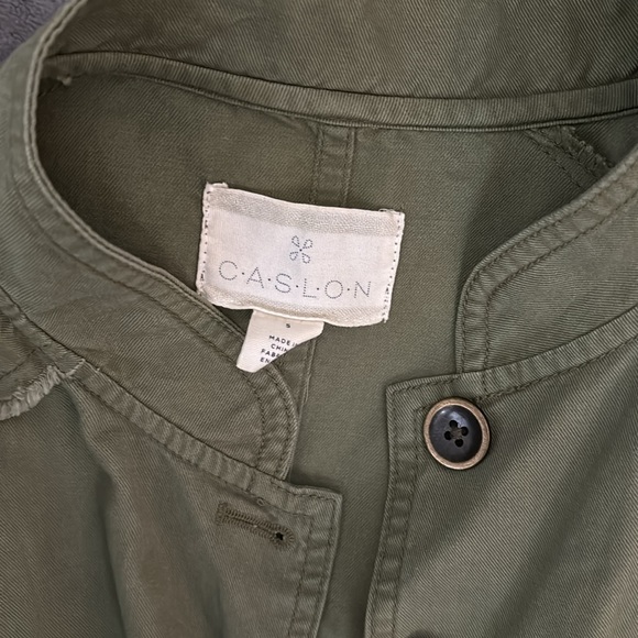 Like new, lightweight Caslon (from Nordstrom) jacket size S, army green - Picture 2 of 3